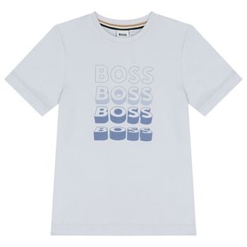 Boys Blue Logo T-Shirt