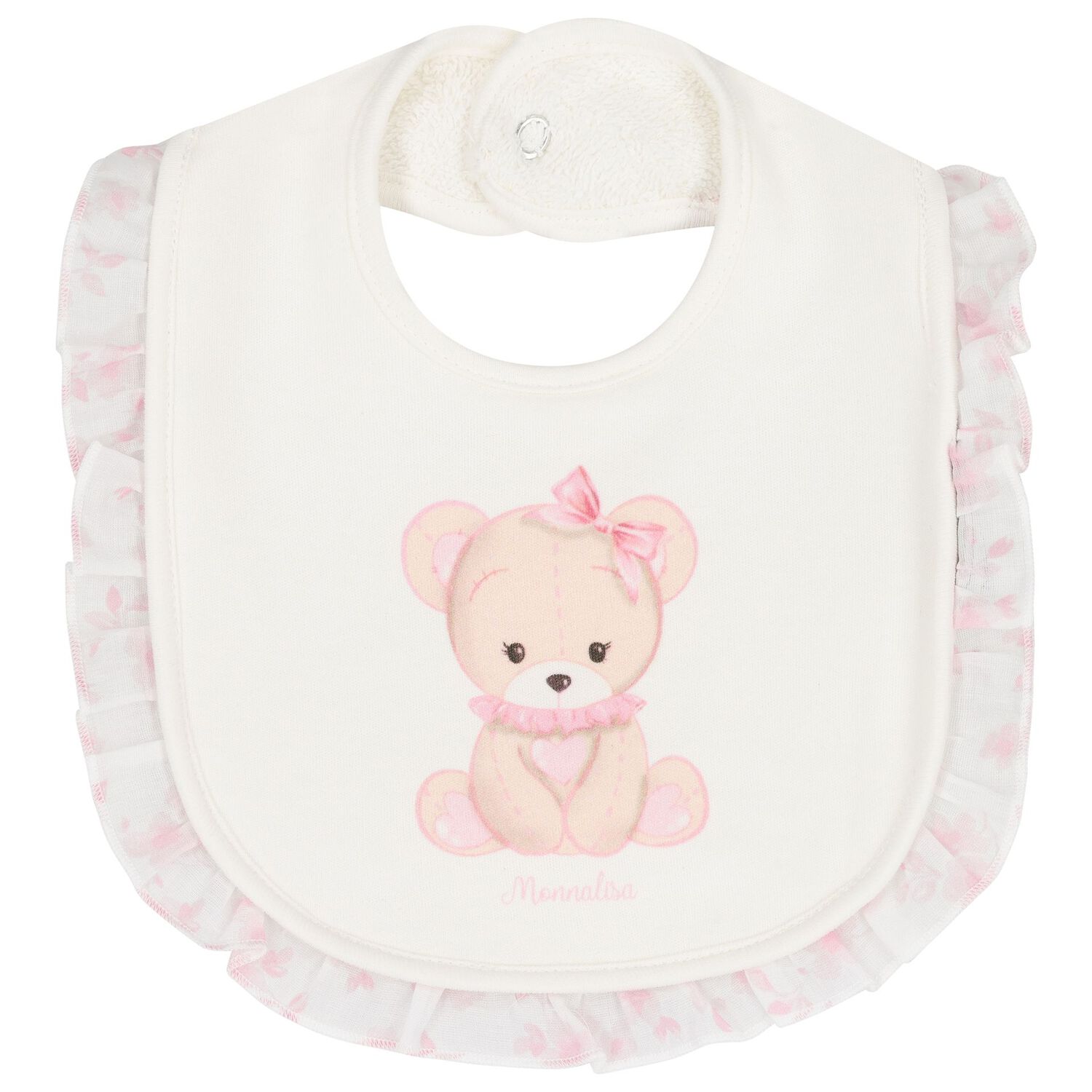 Baby Ivory & Pink Teddy Bear Babygrow Gift Set, 1, hi-res image number null