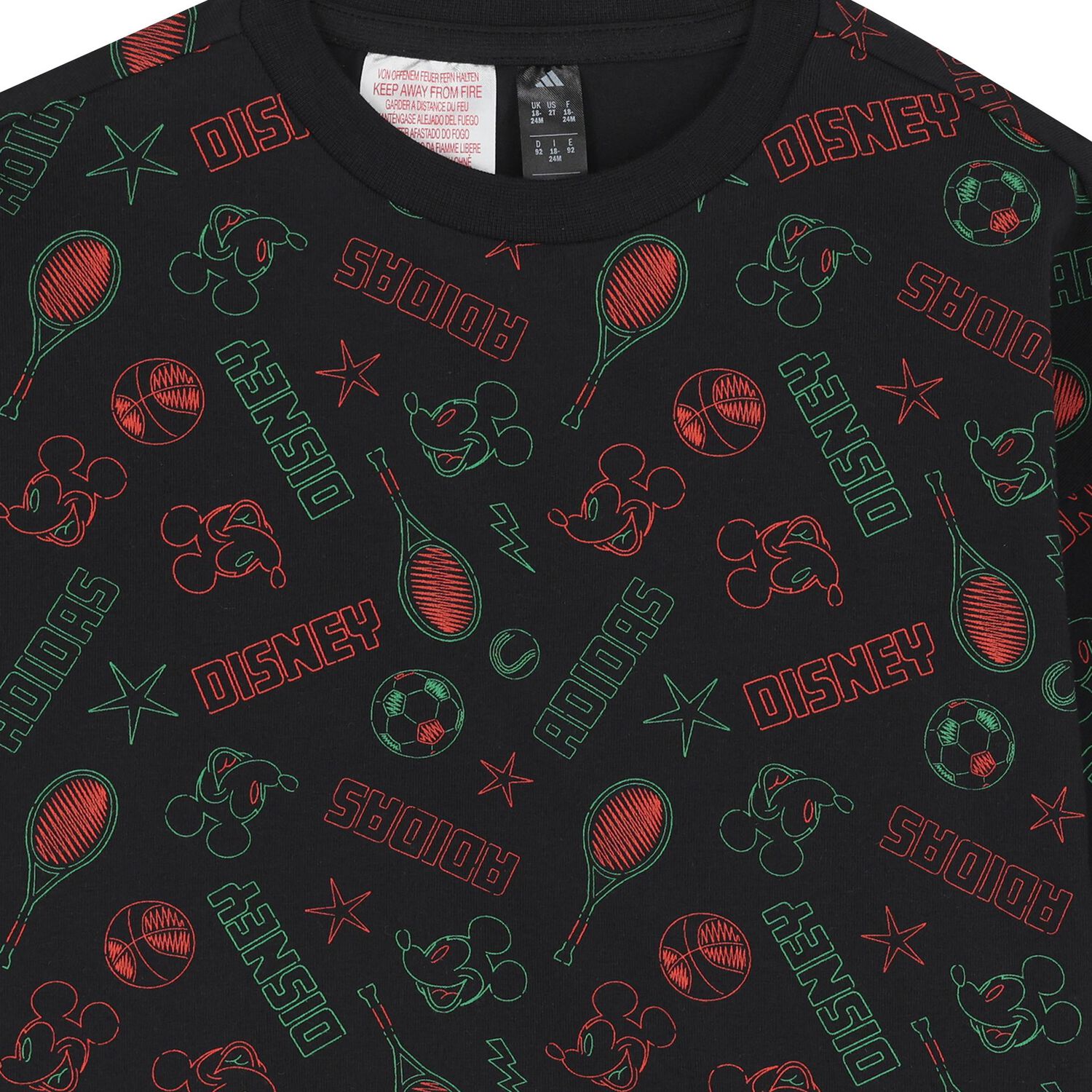 Younger Black Disney Logo Tracksuit, 1, hi-res