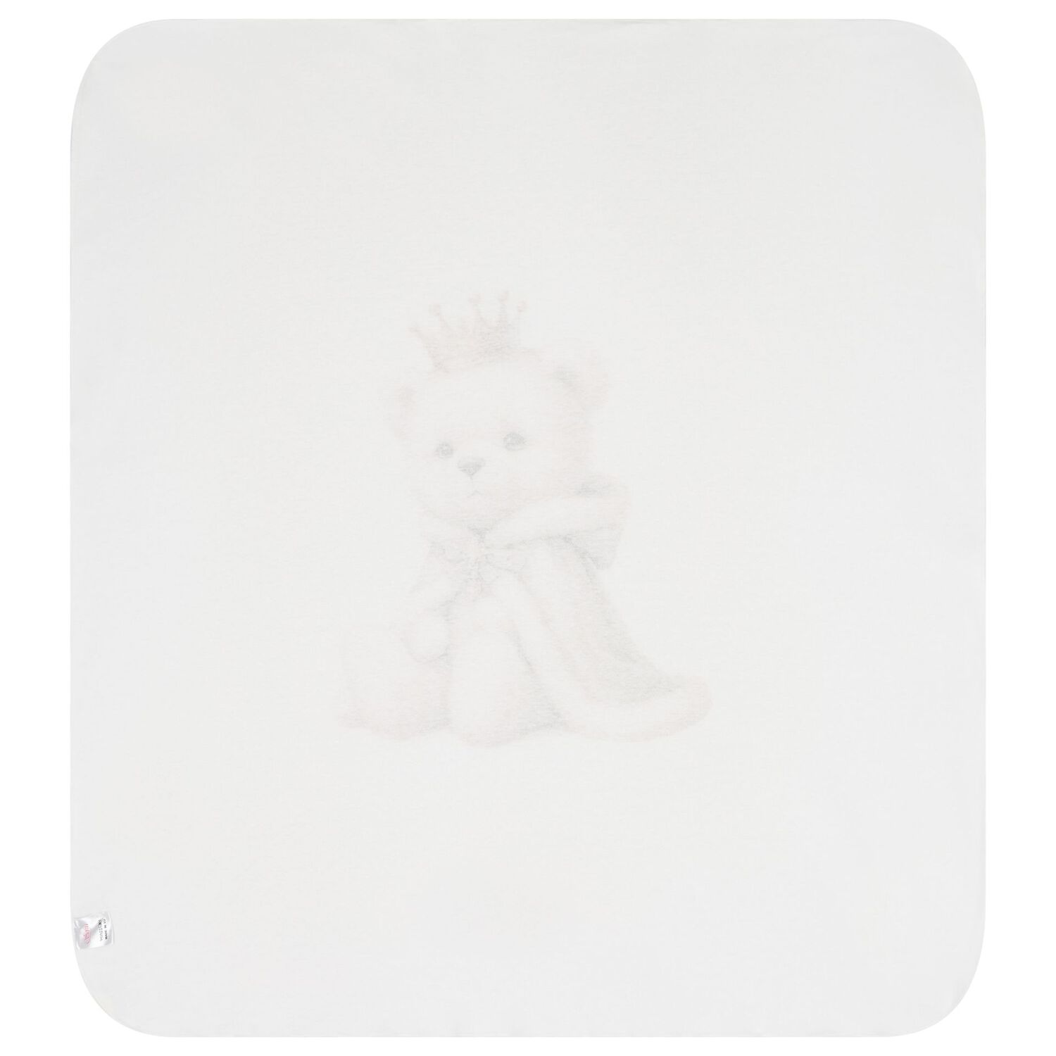 Ivory Teddy Bear Baby Blanket, 1, hi-res image number null