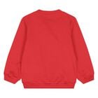Younger Red Teddy Bear Logo Tracksuit, 4, hi-res