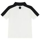 Boys White & Black Shorts Set, 1, hi-res