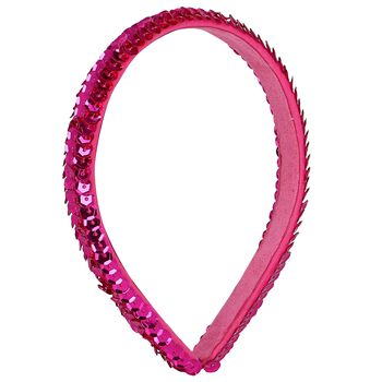 Girls Pink Embellished Headband