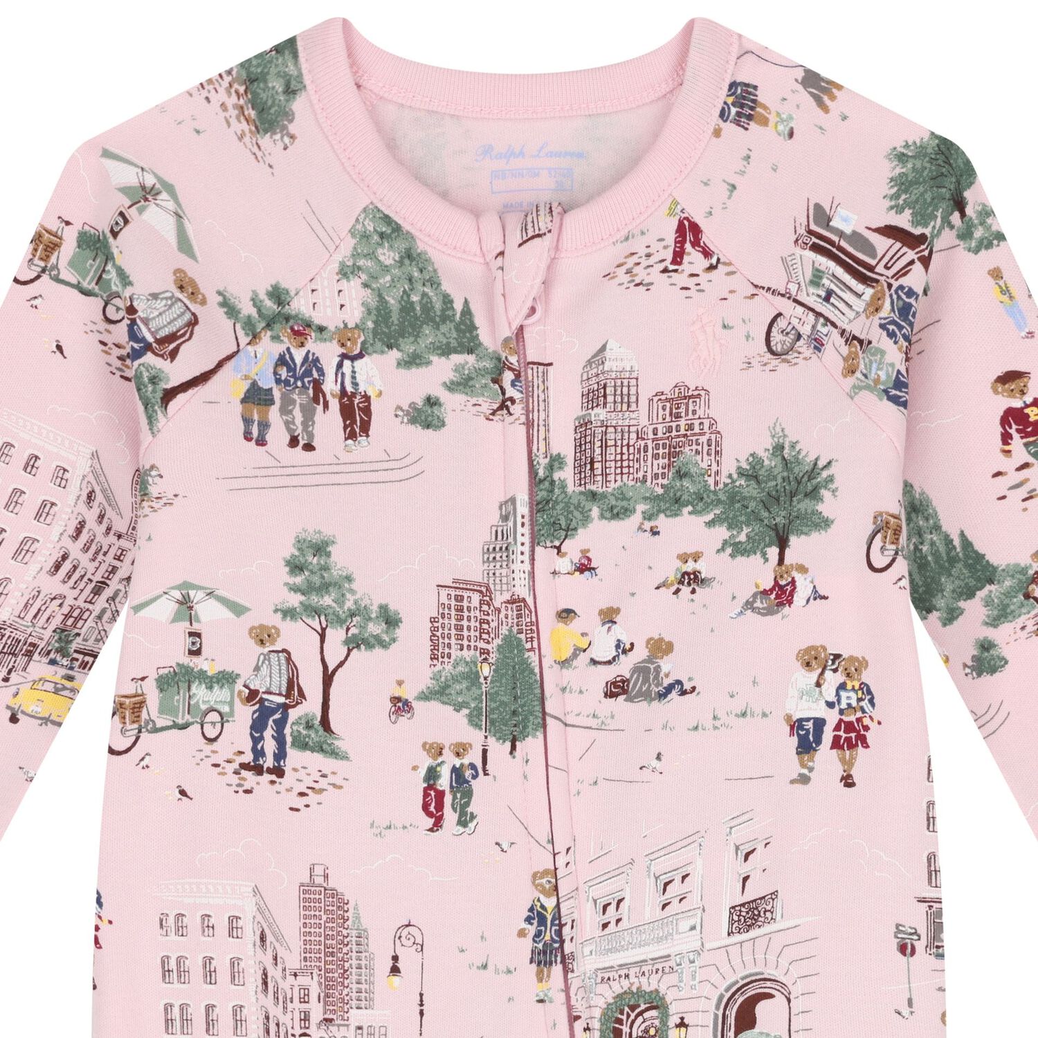 Baby Girls Pink Teddy Bear Babygrow Gift Set, 2, hi-res