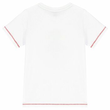 Boys White Logo T-Shirt