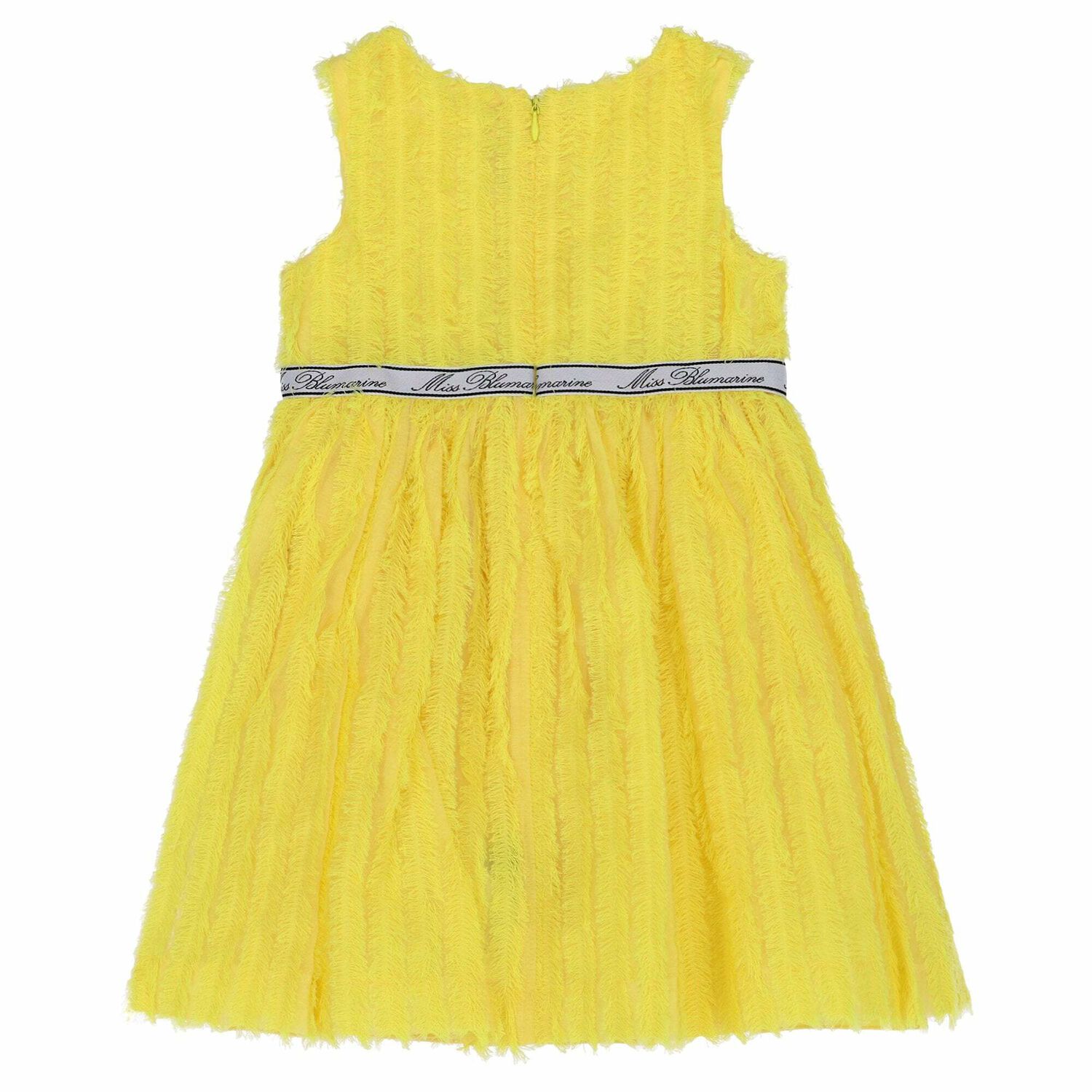Girls Yellow Logo Dress, 1, hi-res image number null