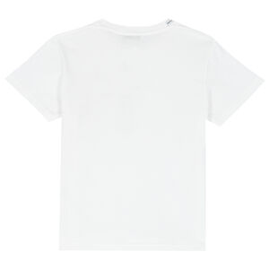 Boys White Bee & Crown T-Shirt
