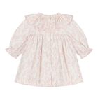 Baby Girls Ivory & Pink Wildflower Dress, 1, hi-res