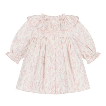 Baby Girls Ivory & Pink Wildflower Dress