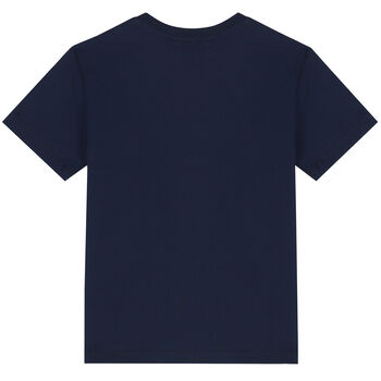 Boys Navy Thunderbolt Logo T-Shirt