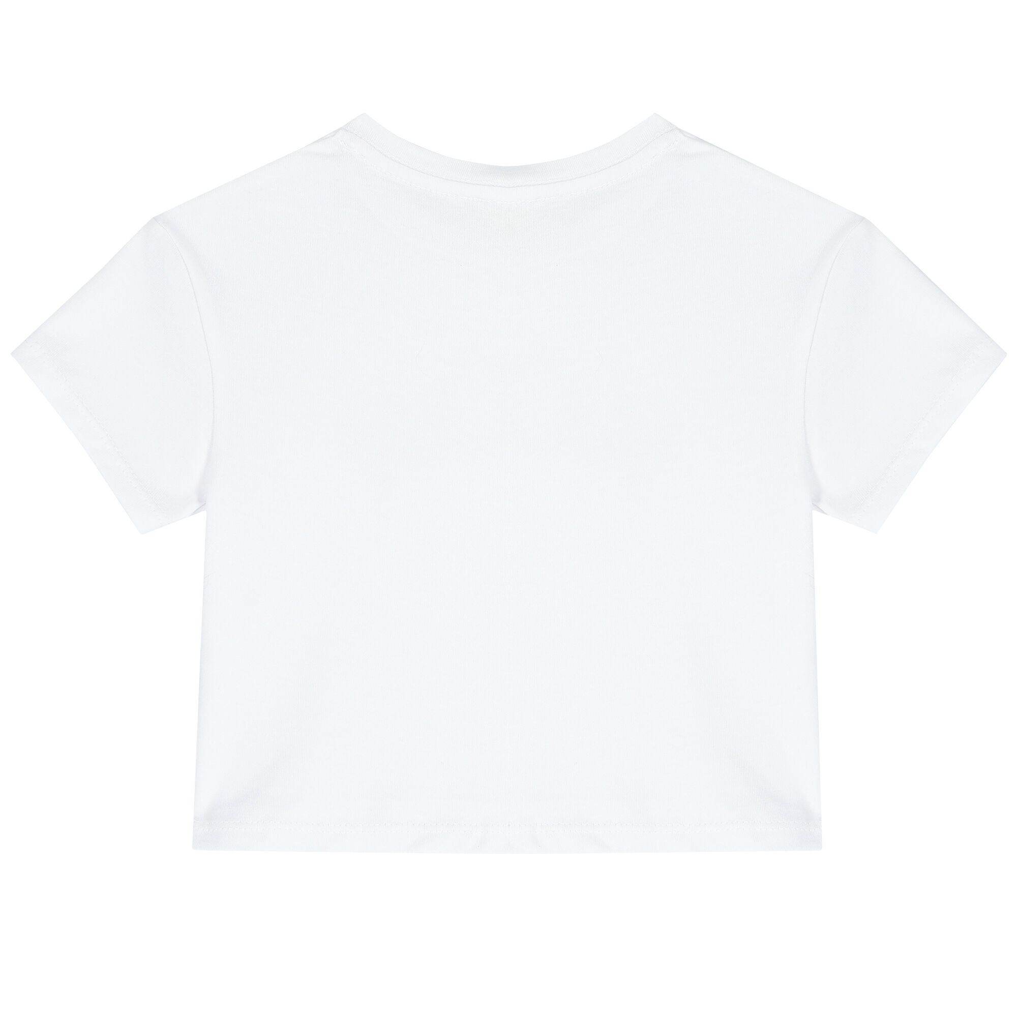 MICHAEL KORS Girls White & Gold Logo T-Shirt | Junior
