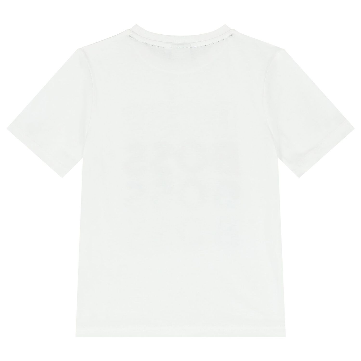 Boys White Logo T-Shirt, 1, hi-res image number null