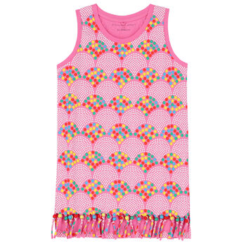 Girls Pink Dots Dress