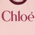 Younger Girls Mini Me Pink Long Sleeve Top, 2, hi-res
