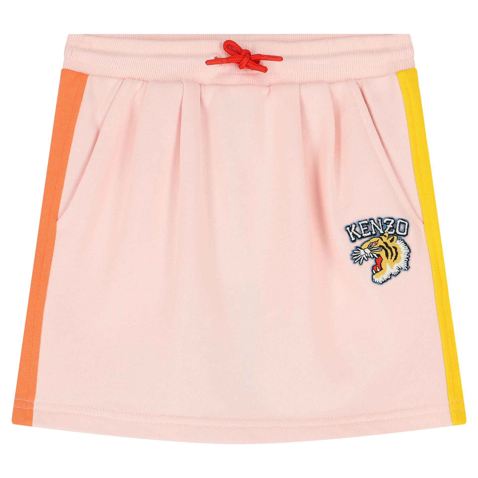 KENZO KIDS Girls Pink Varsity Tiger Skirt | Junior Couture USA