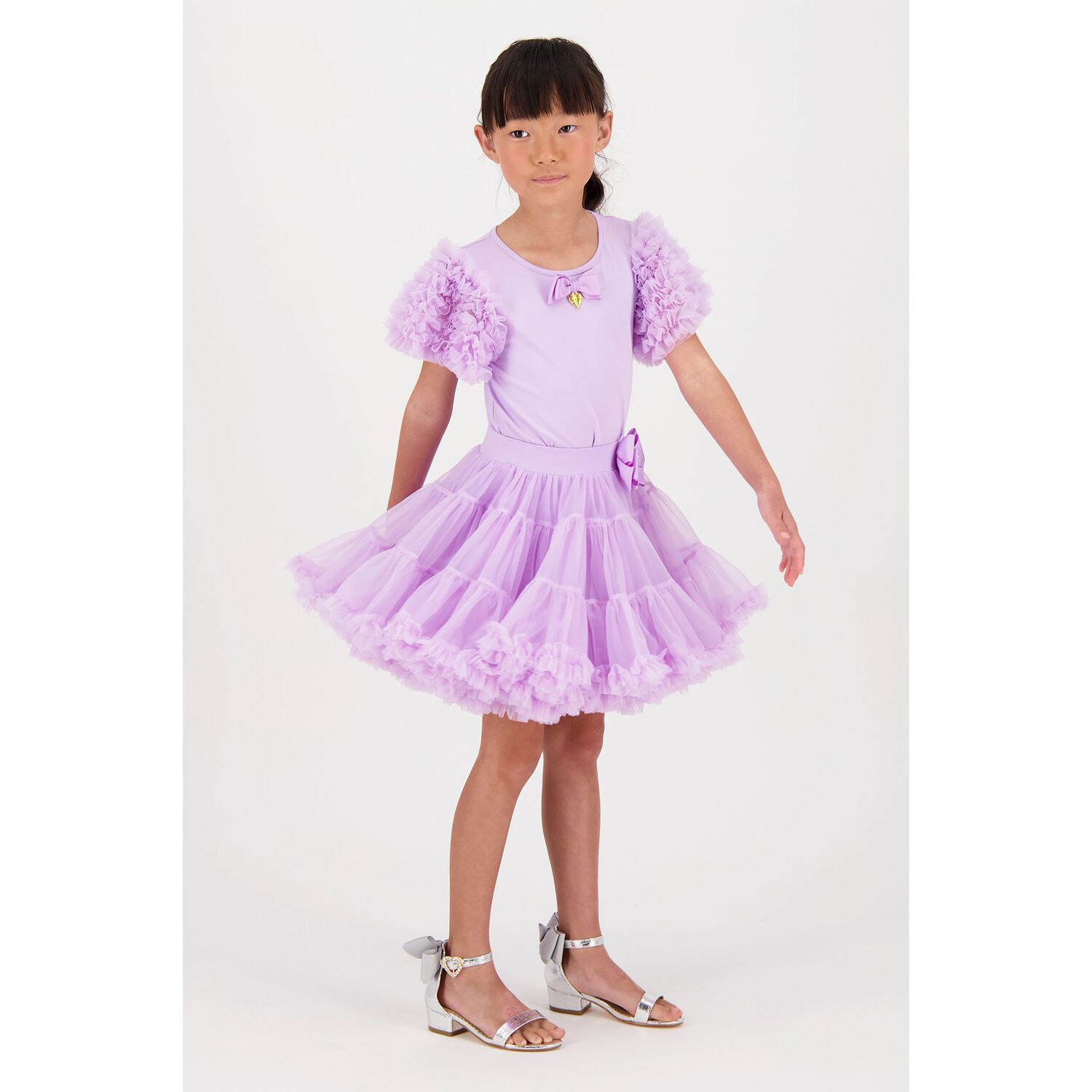 Girls Lilac Tutu Skirt, 11, hi-res