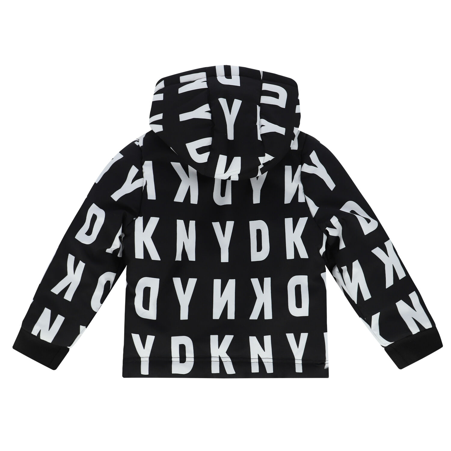 Boys Black & White Logo Jacket, 1, hi-res