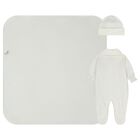 Baby Girls Ivory Babygrow Gift Set, 1, hi-res