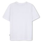 Boys White Logo T-Shirt, 2, hi-res