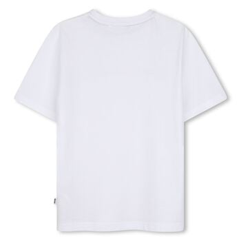 Boys White Logo T-Shirt
