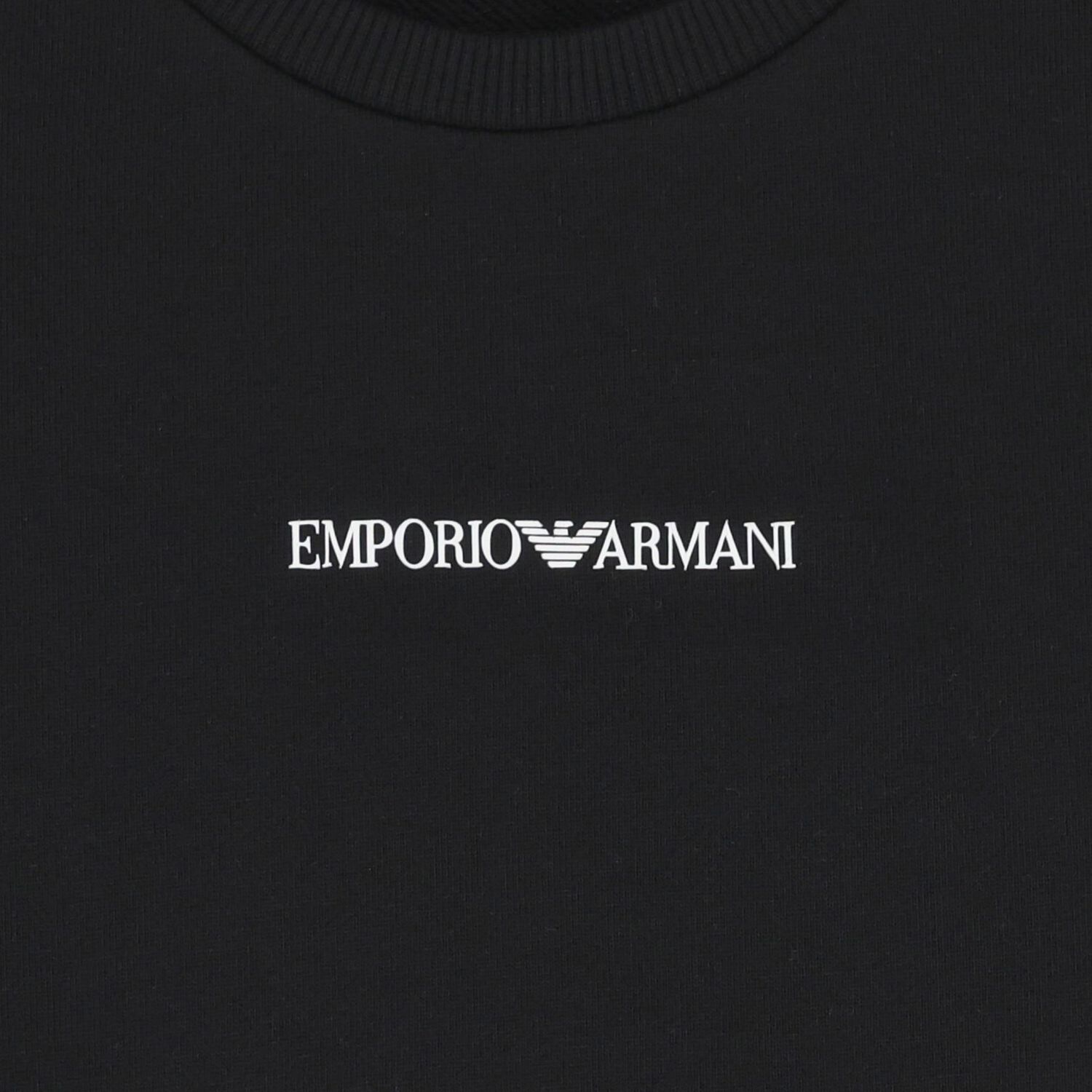 Boys Black Logo Swetatshirt, 1, hi-res