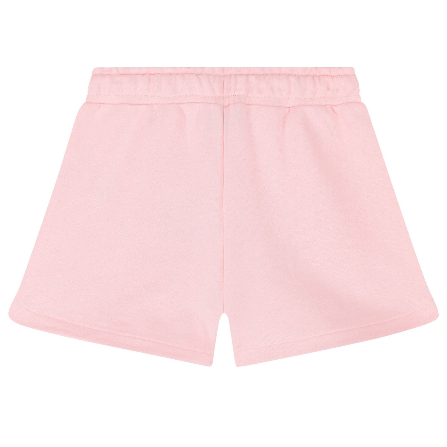 Girls Pink Teddy Bear Logo Shorts, 1, hi-res