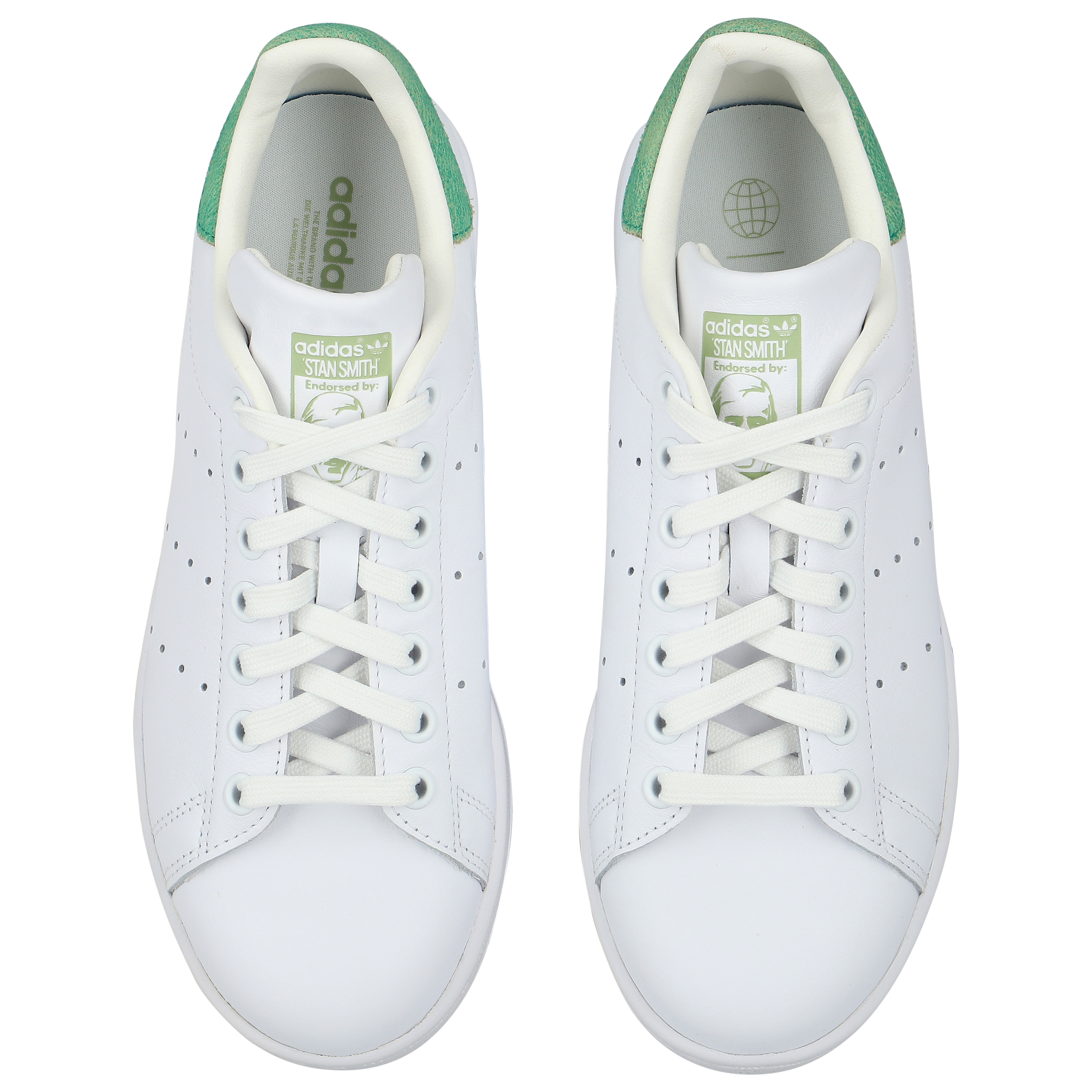 Adidas Kids White Green Stan Smith Trainers Junior Couture