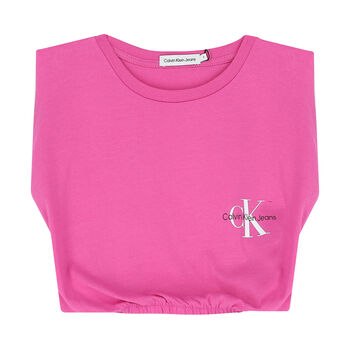 Girls Pink Logo T-Shirt