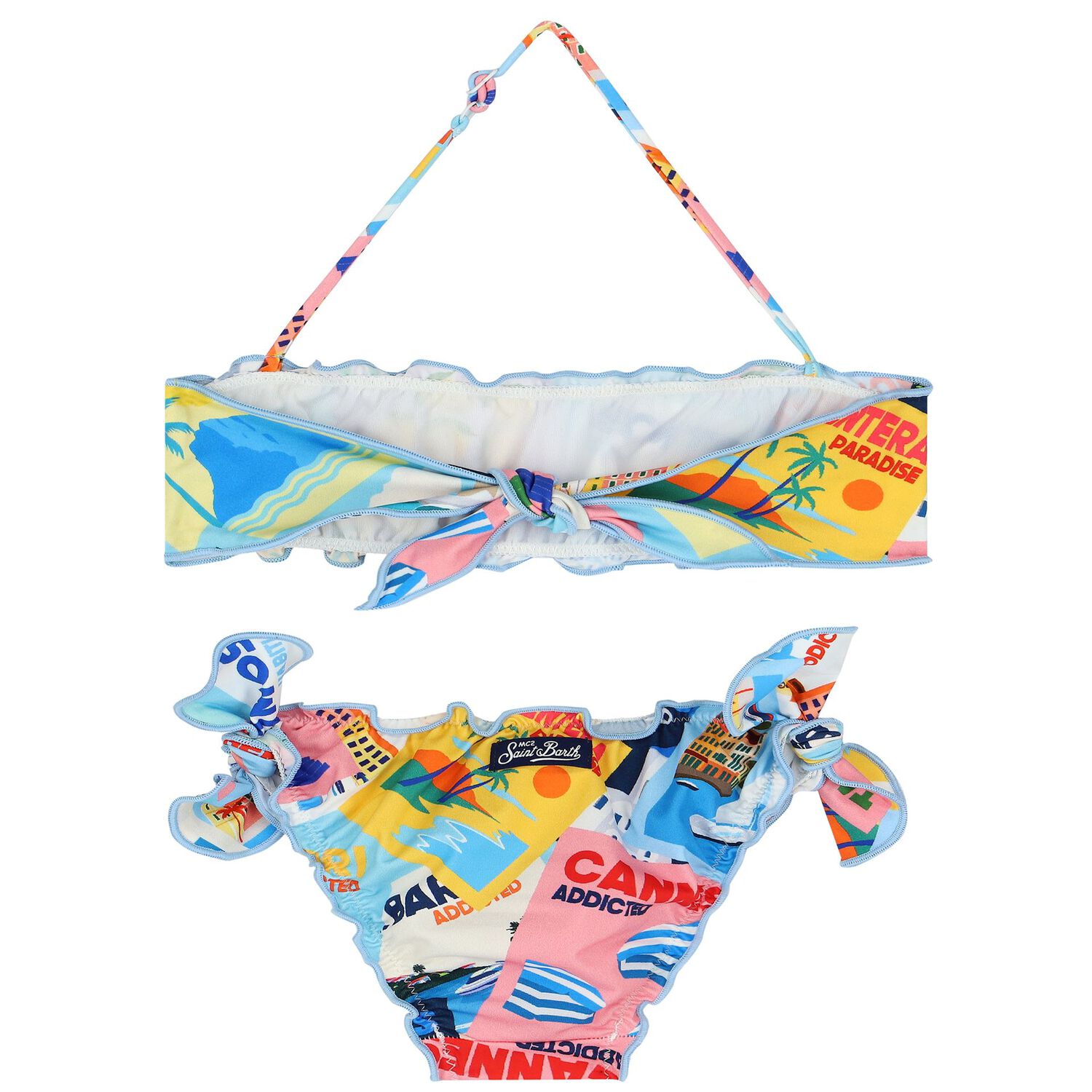 Girls Multi-Coloured Bikini, 1, hi-res