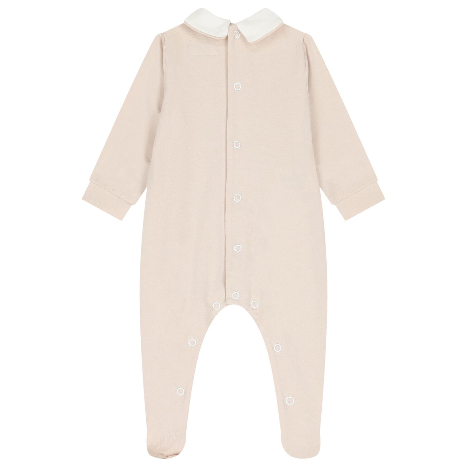 Baby Boys Beige Teddy Bear Babygrow Set, 2, hi-res