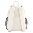 Younger Girls White Bunny Backpack ( 30cm ), 1, hi-res