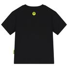 Boys Black Logo T-Shirt, 2, hi-res