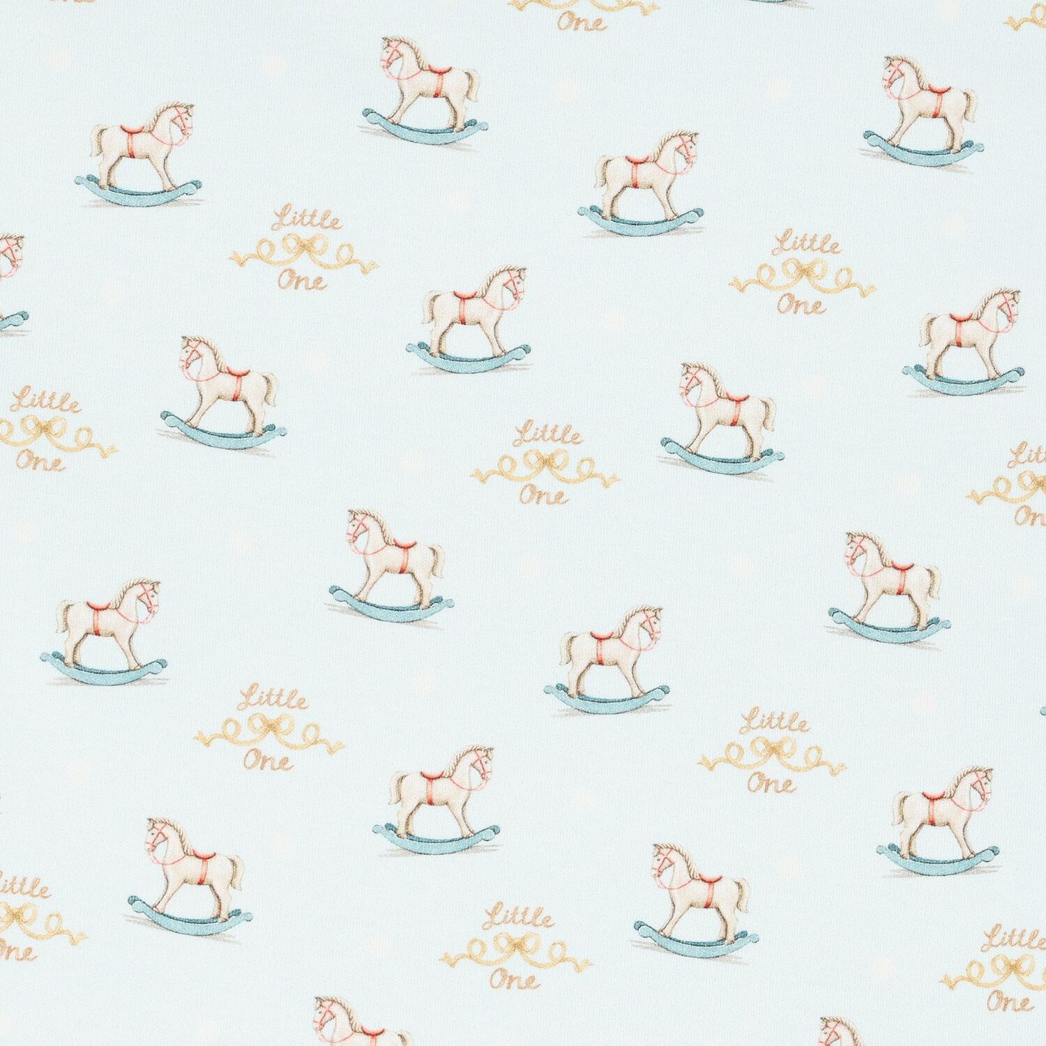 مدس بطبعة الحصان الهزاز باللون الأزرق, 1, hi-res image number null