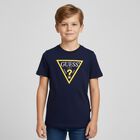 Boys Navy Logo T-Shirt, 4, hi-res