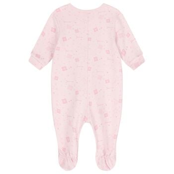 افرول للبنات بالشعار باللون الوردى 