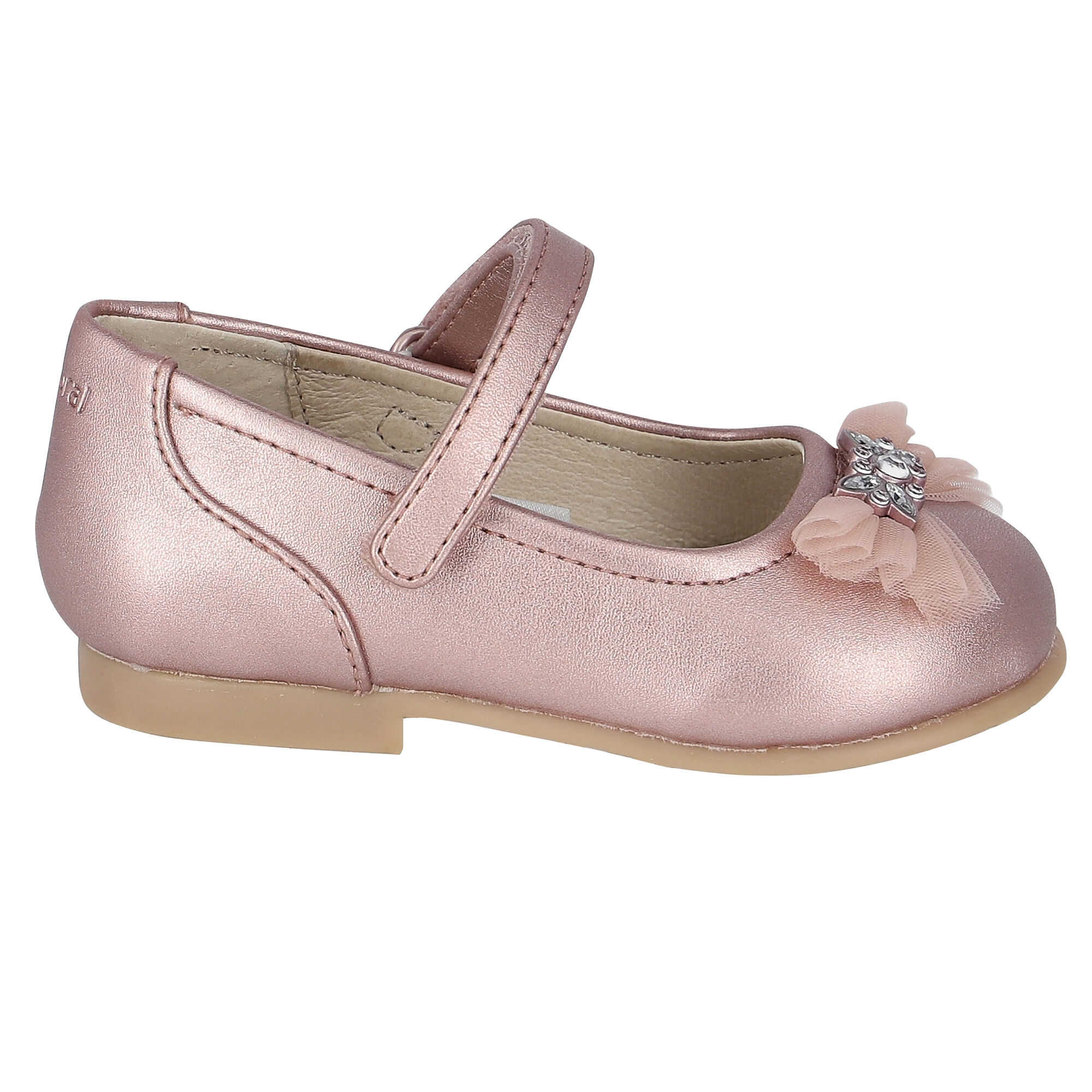 Girls Ballerina First Pram Shoes Occasion Party Leather Insole Size UK 1-4 