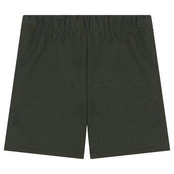 Khaki Logo Shorts