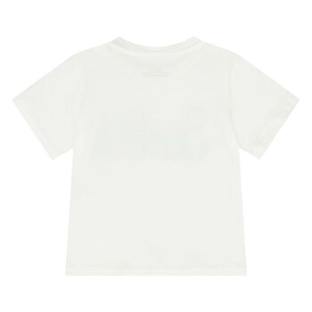 Younger Girls Ivory Logo T-Shirt 