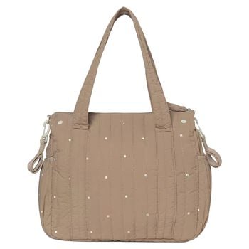Beige Dots Baby Changing Bag ( 27cm )