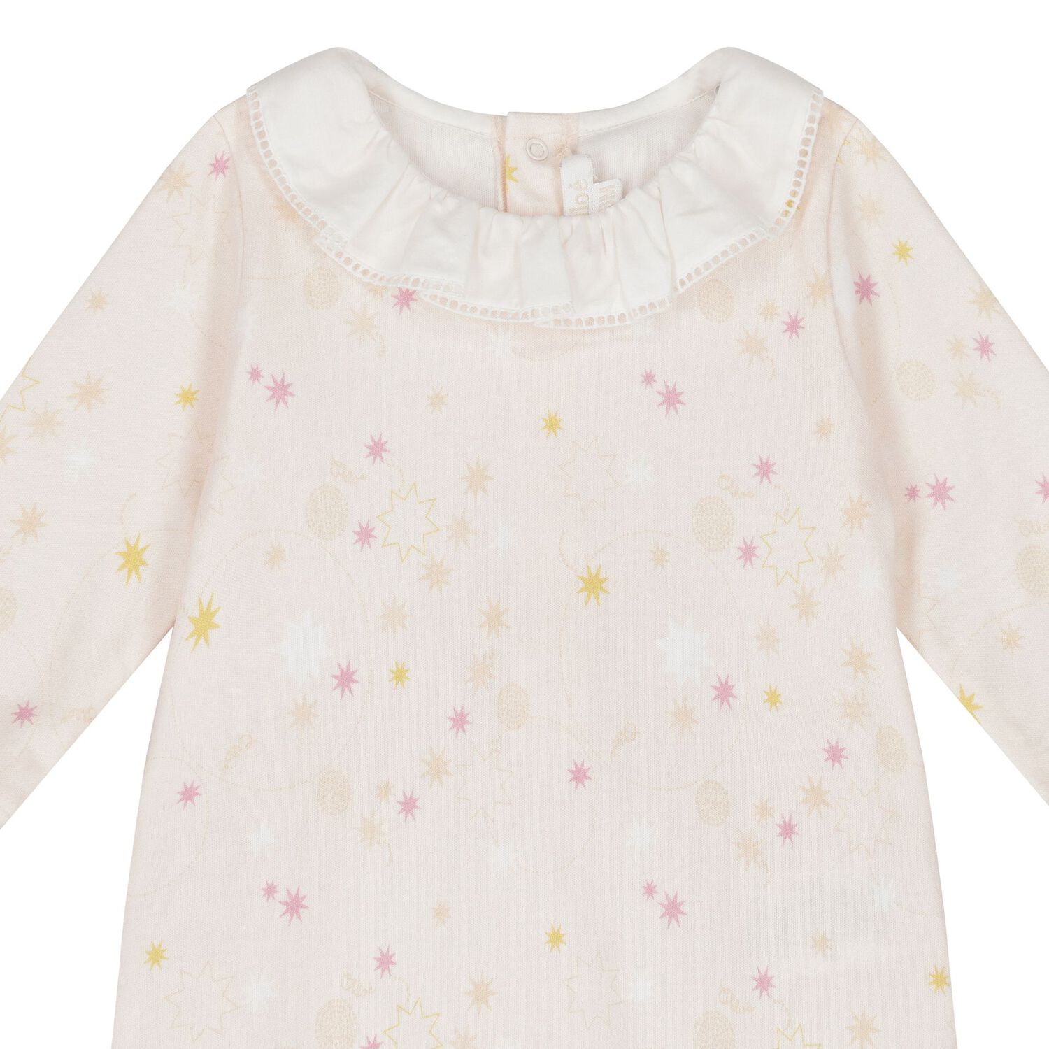 طقم بنات هدايا أفرول بالشعار باللون الوردي, 1, hi-res image number null