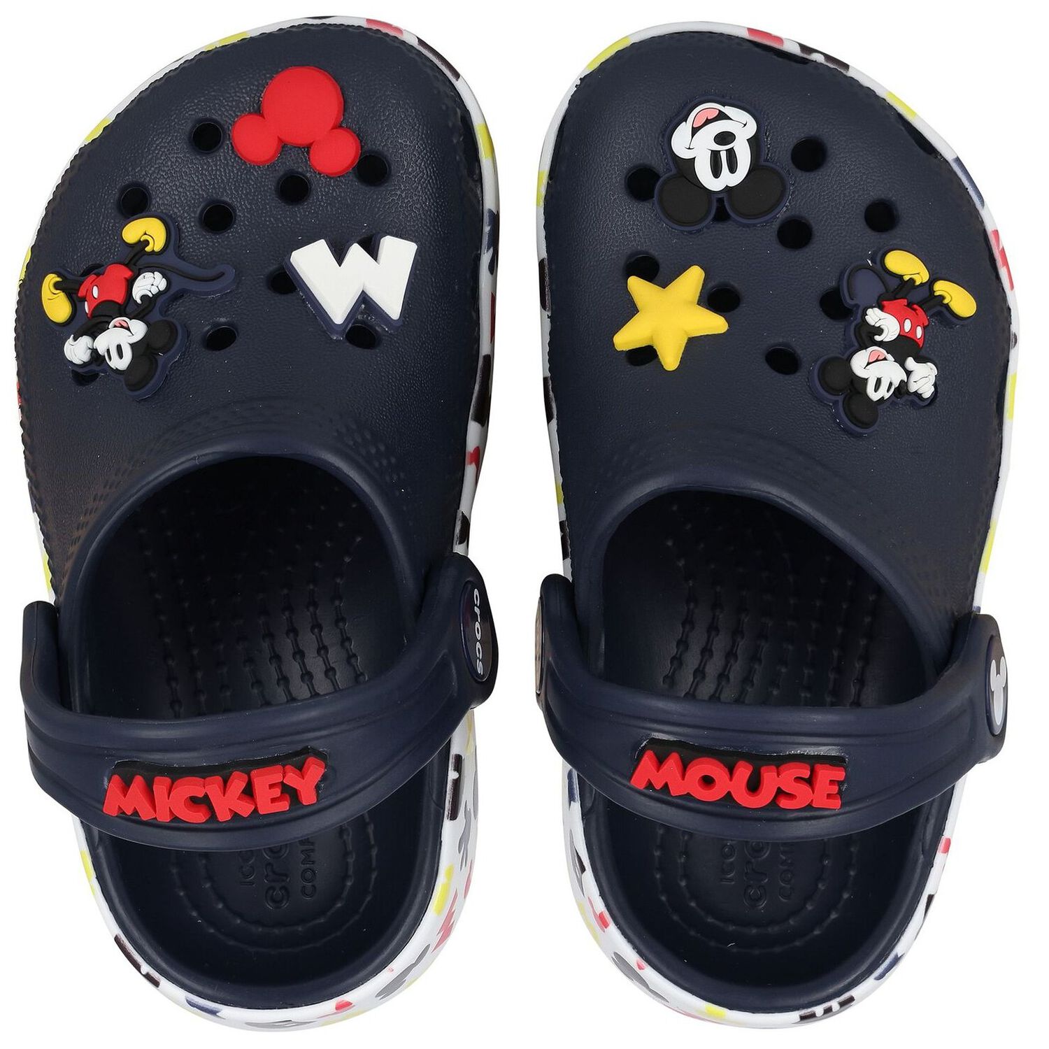 Navy Blue Mickey Mouse Classic Clogs Sandals, 1, hi-res image number null