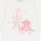 Girls Ivory & Pink Fairy Tale Castle Skirt Set , 1, hi-res