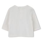 Younger Boys Beige & White Logo Tracksuit Set ( 3 Piece ), 1, hi-res