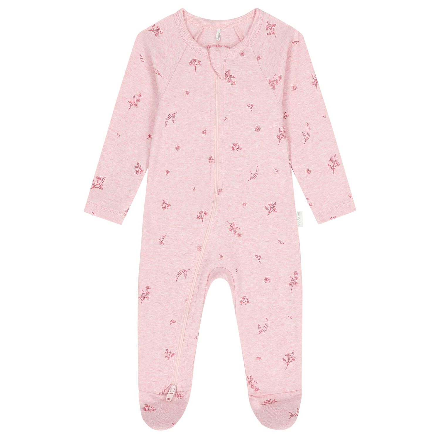 Baby Girls Pink Blossom Babygrow Set, 1, hi-res image number null