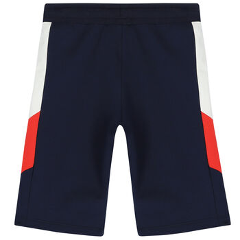 Boys Navy Logo Shorts
