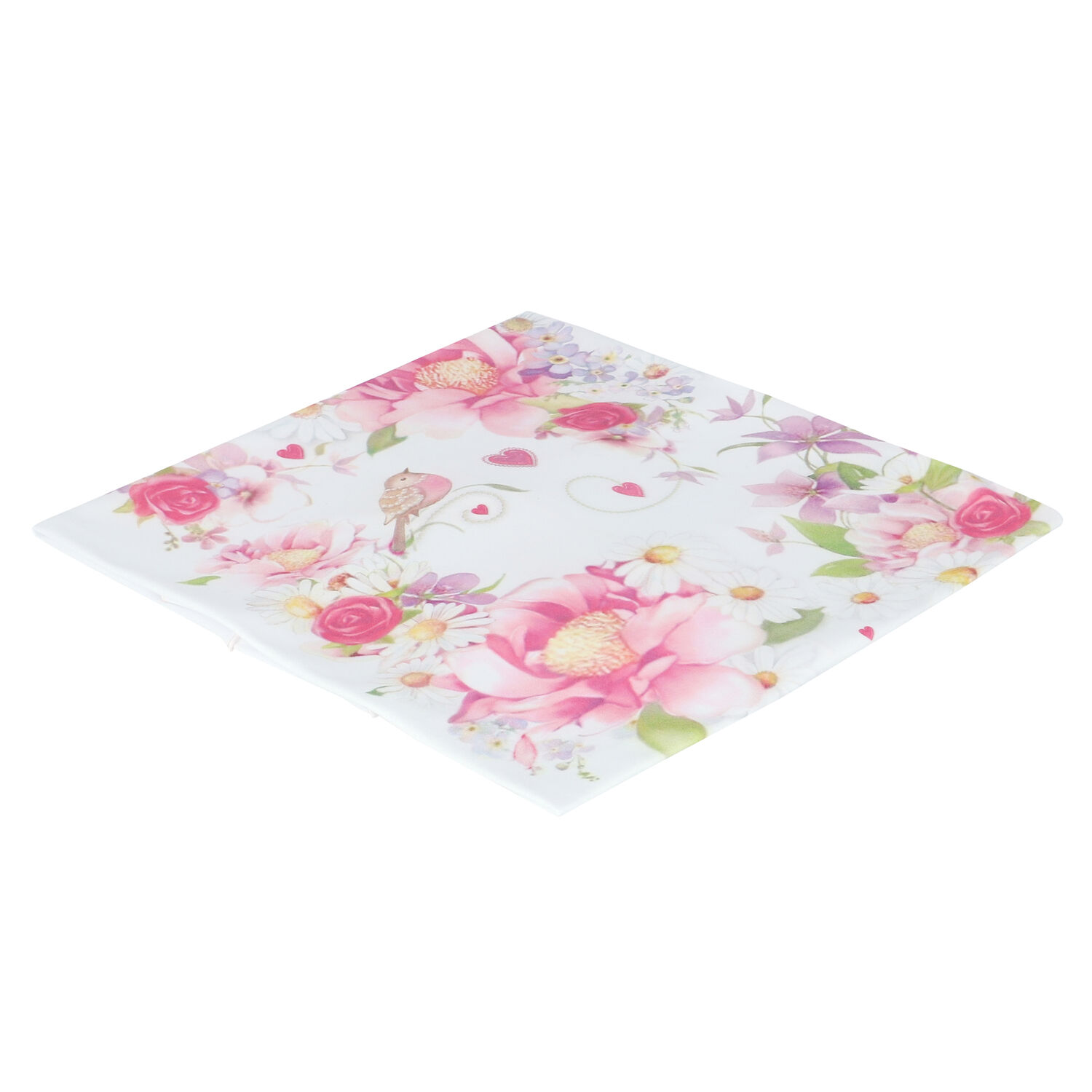 Baby Girls White Floral Blanket, 1, hi-res image number null