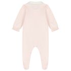 Baby Girls Pink Bunny Babygrow Set, 1, hi-res