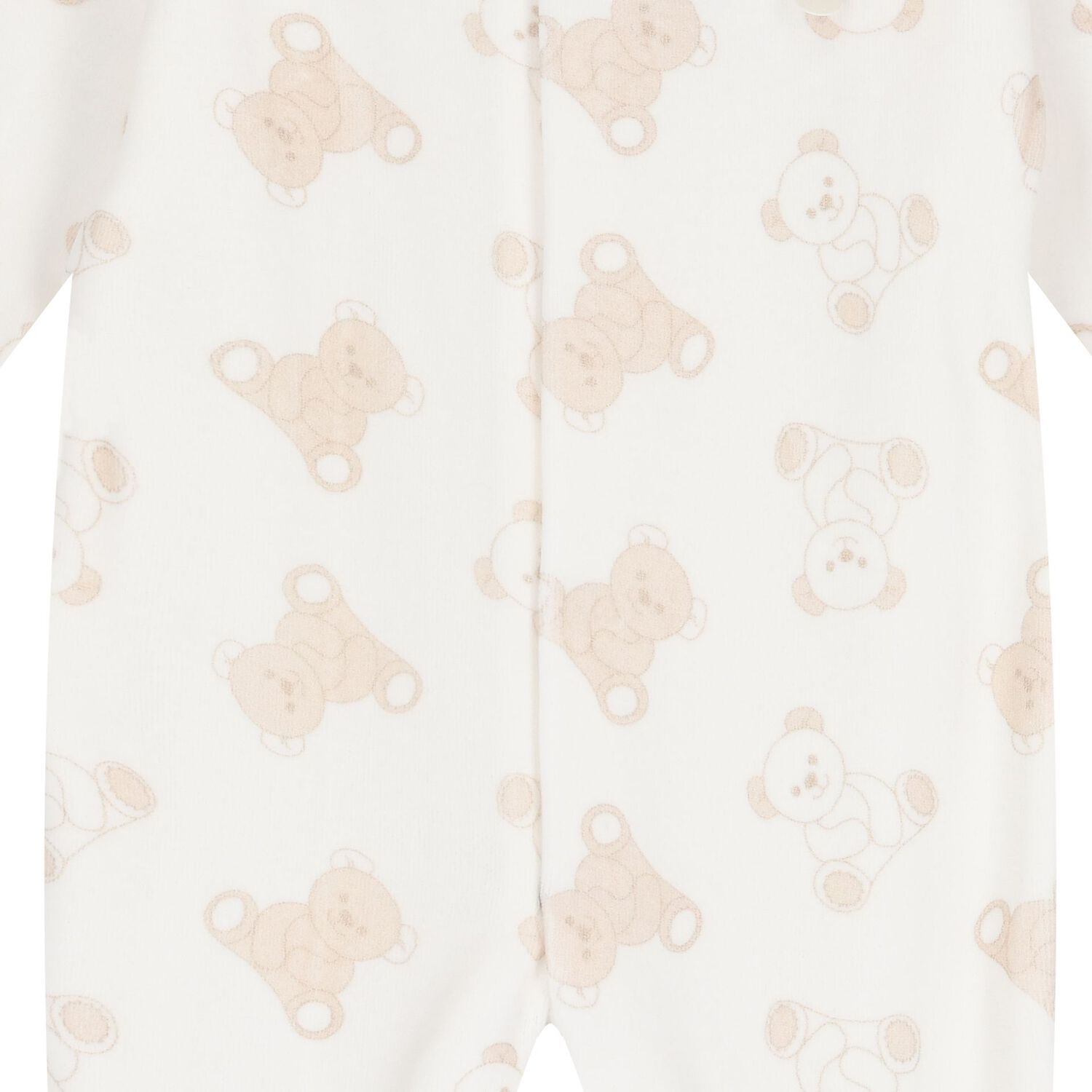 Ivory Teddy Bear Babygrow, 1, hi-res
