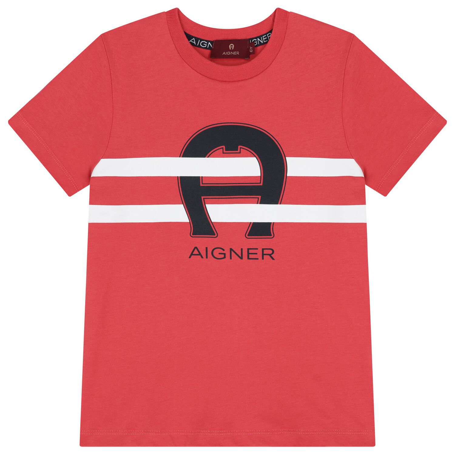Boys Red Logo T-Shirt, 3, hi-res