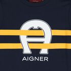 Boys Navy Blue Logo T-Shirt, 2, hi-res